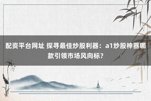 配资平台网址 探寻最佳炒股利器：a1炒股神器哪款引领市场风向标？
